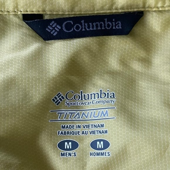 Columbia Men's Titanium Trail Line Waterproof Jacket Windbreaker Sz M WM3173 - Picture 13 of 14